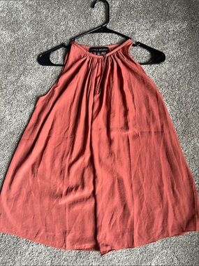 Catherine Malandrino Coral Flowy Tank